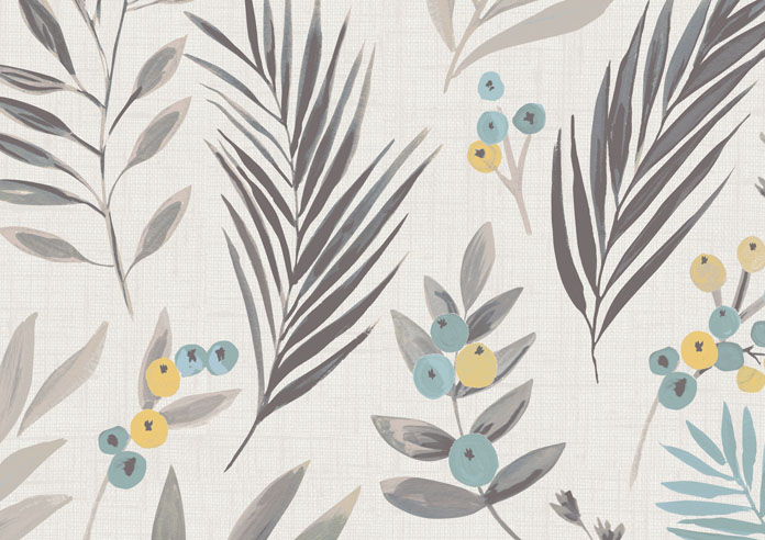Folk Floral, Blue Skies - Roller Blind - Image 6